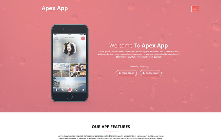 Mobile App or Application Templates