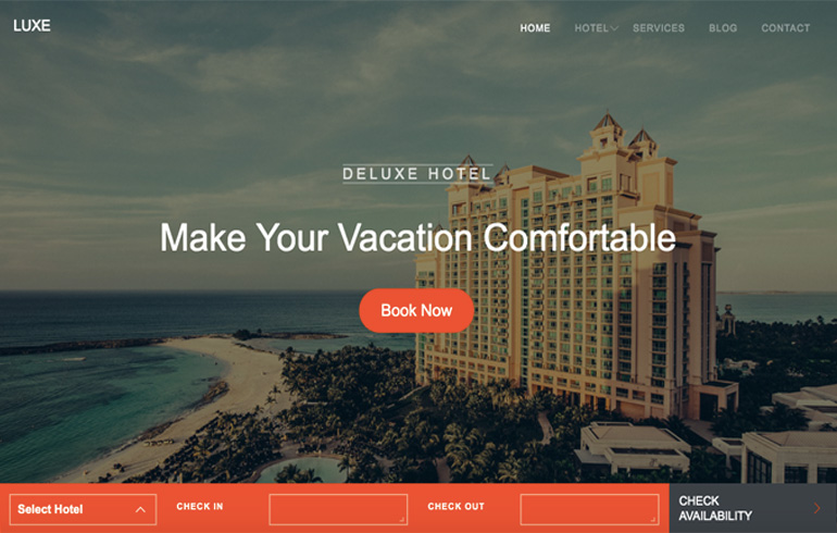 24 Top Free Hotel Website Templates To Attract Millennials