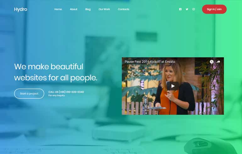 free CSS templates for marketing website