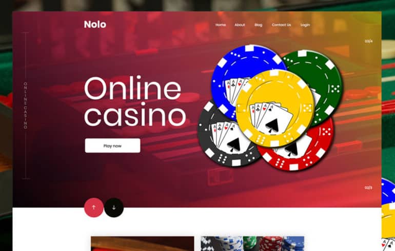 Casino PSD Template