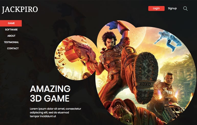 Dragon Hunt Games Website Template » W3Layouts