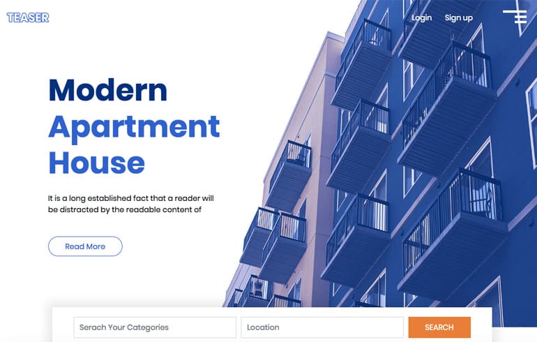 free css for housing/apartment