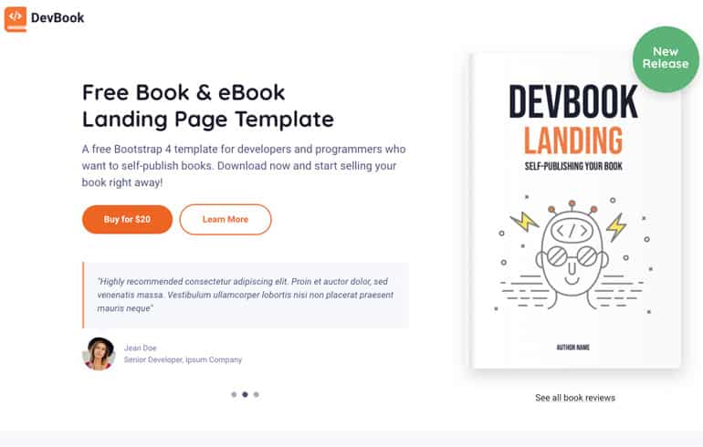 free css templates for ebook