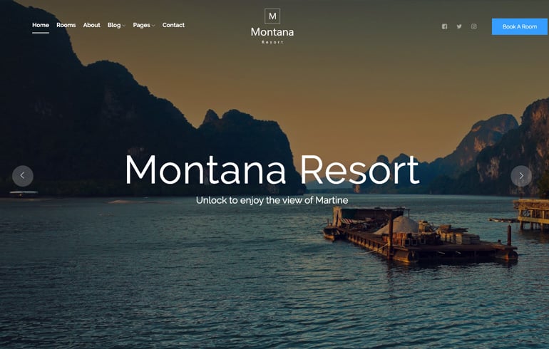 free hotel resort theme