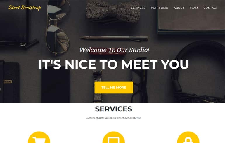 personal blog html css template